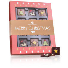 Santas & Trees - 24 Schokoladentäfelchen zu Weihnachten