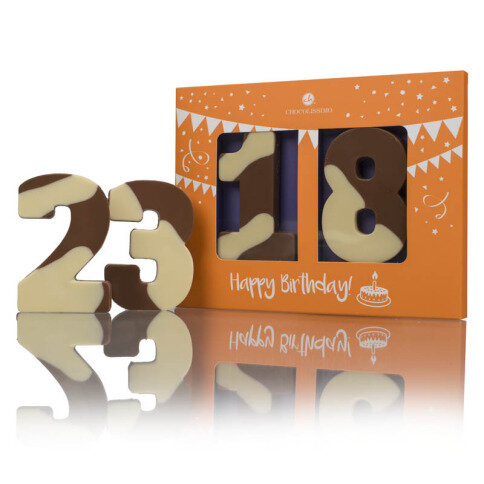 ChocoZahlen - Schokoladen-Ziffern zum Geburtstag