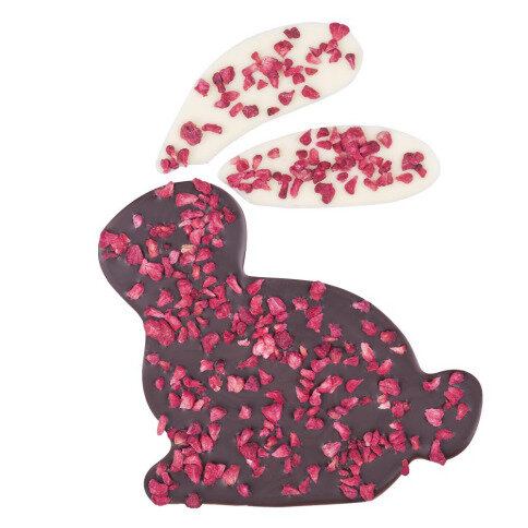 ChocoHase Duett mit Himbeeren