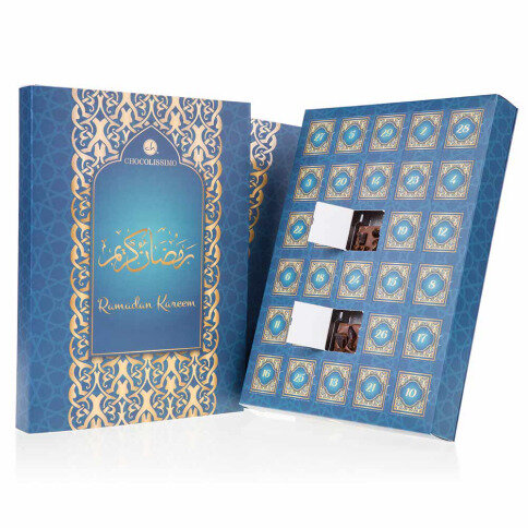Ramadan-Kalender - mit 30 Schokoladentäfelchen
