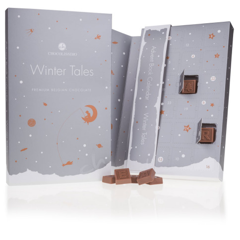 Winter Tales Chocotelegram - Adventskalender mit 24 Schokobuchstaben
