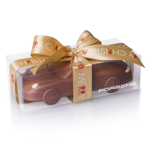 Xmas Porsche 911 Carrera - Schokoladenfigur zu Weihnachten