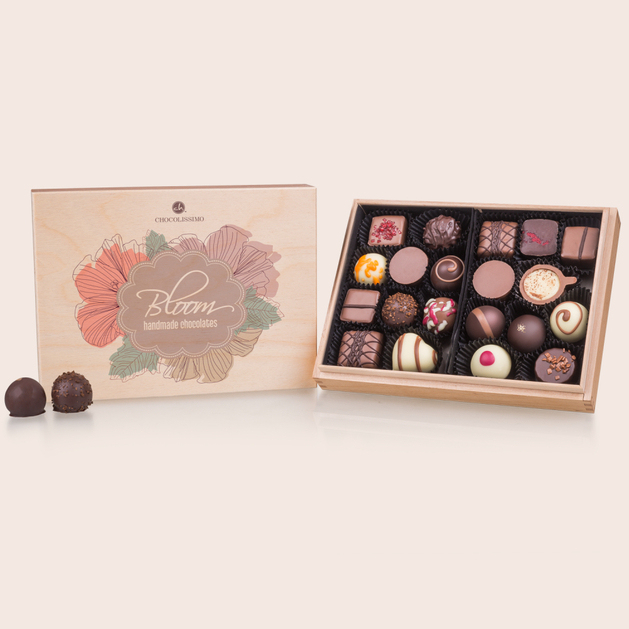 ChocoBloom Premiere Midi - 20 handgefertigte Pralinen