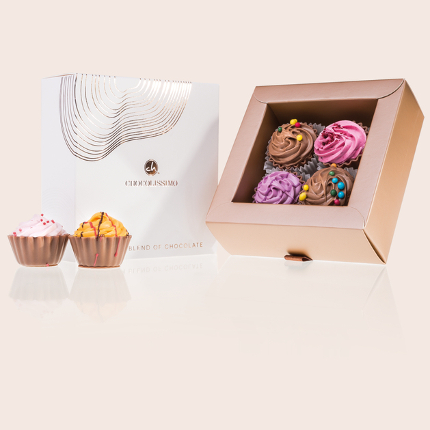 Xmas Cupcakes 4 - Cupcake-Pralinen zu Weihnachten