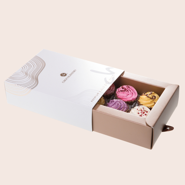 Schokoladen-Cupcakes für Weihnachten
