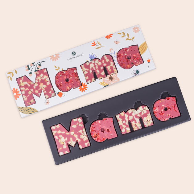 Schokobuchstaben für Mama