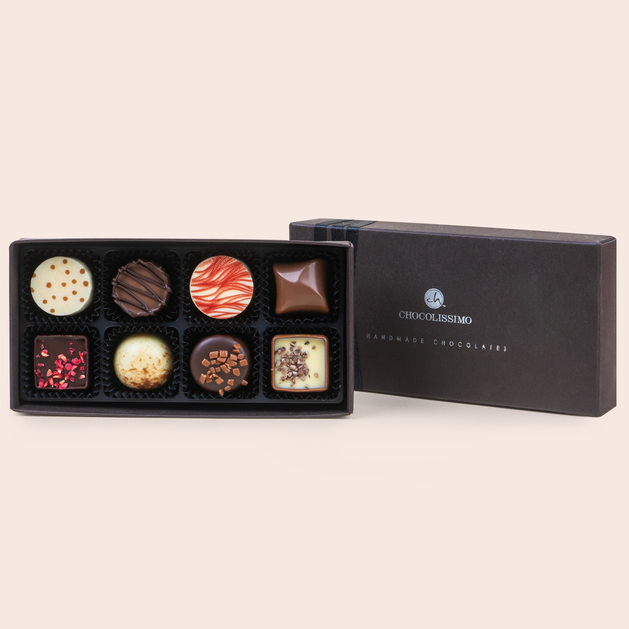 Melody - Acht Pralinen in eleganter Schachtel