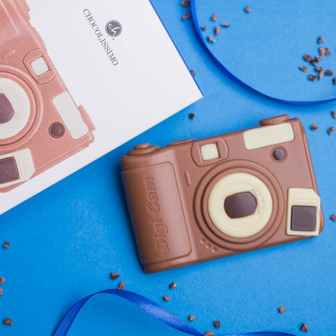 Fotoapparat aus Schokolade
