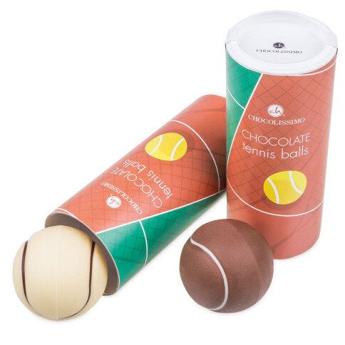 Tennisball aus Schokolade