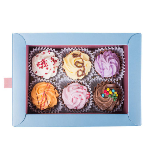 6 American Cupcakes - Muttertag - gefüllte Cupcake-Pralinen