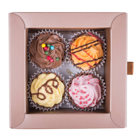 Xmas Cupcakes 4 - Cupcake-Pralinen zu Weihnachten
