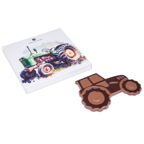 Schokoladiger Traktor