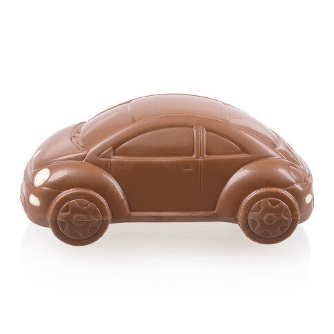 ChocoAuto VW Beetle - Schokoladenauto in Holzkästchen mit Gravur
