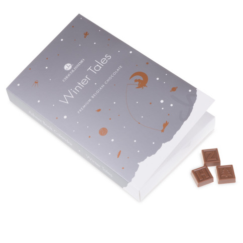 Winter Tales Chocotelegram - Adventskalender mit 24 Schokobuchstaben