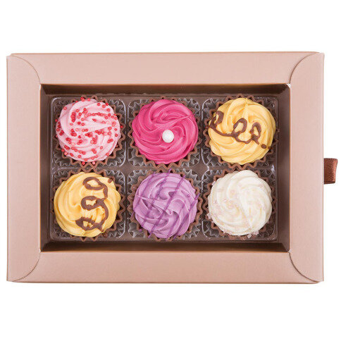 Cupcakes 6 - Gold - Pralinen