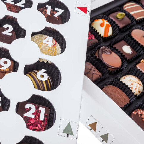 Adventskalender Obssesion - mit 24 Pralinen