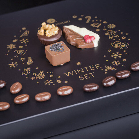 Winter Set Mini - Set aus Pralinen und Schokoladen