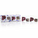 PAPA - Buchstaben aus Zartbitterschokolade