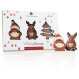 White Snow Figurines - Schokolade