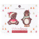 Weihnachtsbärchen und Pinguin
