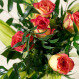 Blumenstrauß - 5 Teerosen