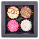 4 Cupcake-Pralinen - Love Edition