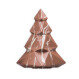 Weihnachtsbaum aus Vollmilchschokolade