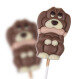 Schokoladen Lollipop Hund