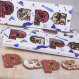 PAPA - Buchstaben aus Vollmilchschokolade