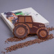 Traktor aus Schokolade