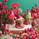 Weihnachtliche Elfe aus Schokolade