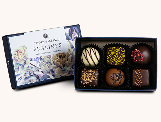 Einzigartige Merkmale des Pralinen-Sets Delight 6