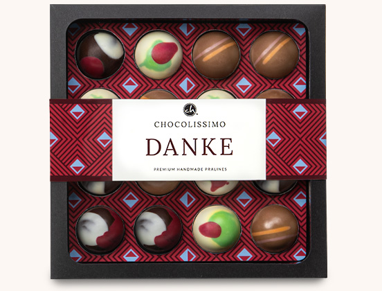 Einzigartige Eigenschaften der Dankesch&ouml;n-Pralinen aus belgischer Schokolade mit vielf&auml;ltigen Geschmackskompositionen