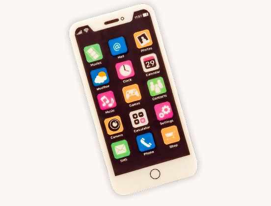 Einzigartige Merkmale des Schokoladen-Smartphones