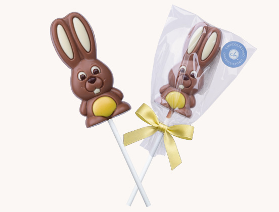 Besondere Merkmale des gelben Schokoladenhasen