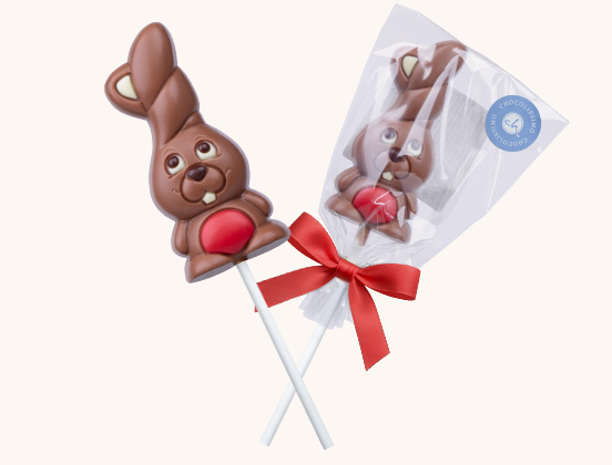 Besondere Merkmale des roten Schokoladenhasen