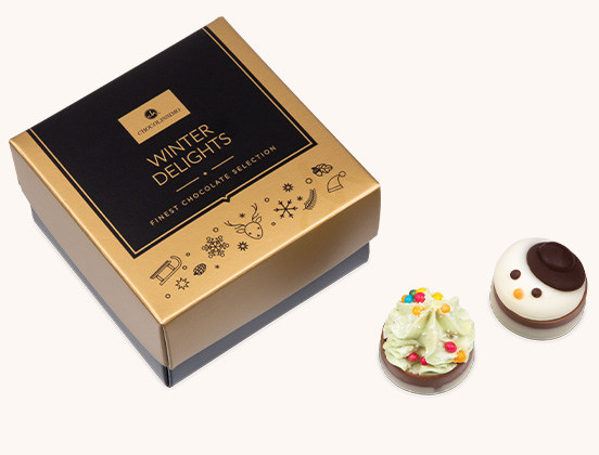 Besonderheiten der Winterfreuden 4 Weihnachtspralinen