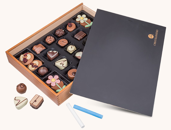 Die einzigartigen Eigenschaften von Schokoladenpralinen mit Tafel