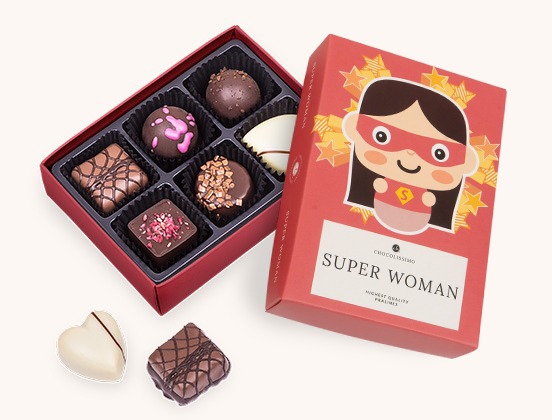 Einzigartige Merkmale des Pralinen-Sets f&uuml;r eine Superfrau