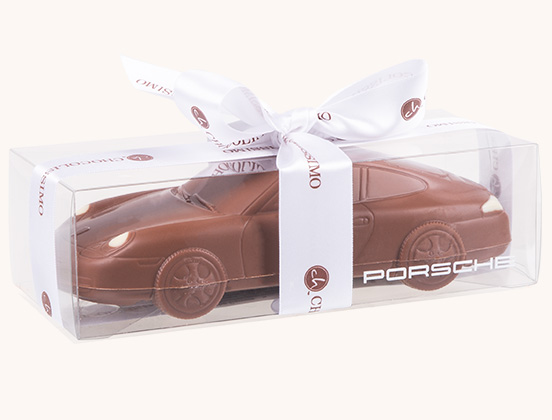 Einzigartige Merkmale des Schokoladen-Porsche