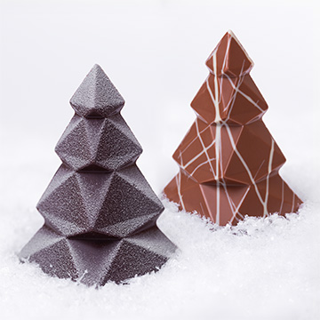 Luxuri&ouml;ser Tannenbaum aus Zartbitterschokolade