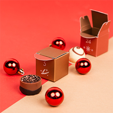 Mini-Geschenke aus dem Adventskalender in Boxform