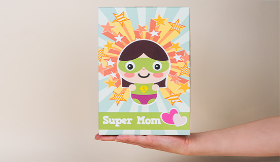 dekorative Pralinenschachtel super mum