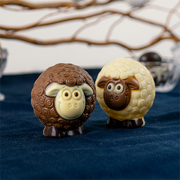 Schokoladenschaf zu Ostern