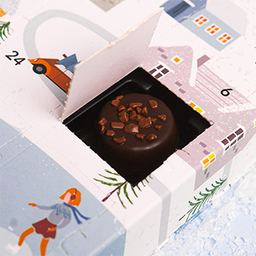 Pralinen aus dem Wintermärchen-Adventskalender