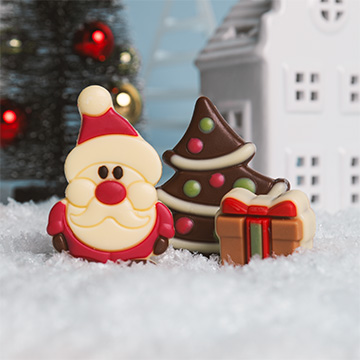 Schokoladen-Weihnachtsgeschenk