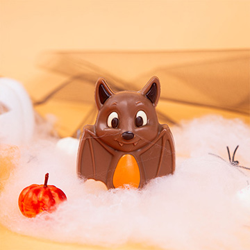 Belgische Schokoladenfledermaus für Halloween