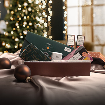 Inhalt des Schokoladengeschenksets für Paare