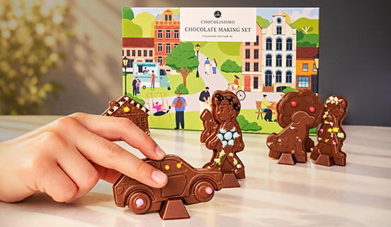 Voll ausgestattetes Schokoladen-Set f&uuml;r Kinder (XL)