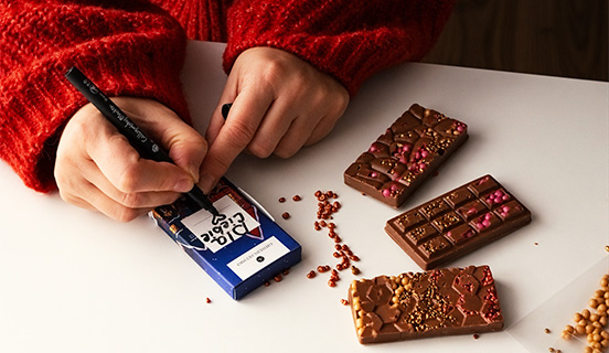 Bestandteile des Sets f&uuml;r Kinder zum Herstellen von Pralinen XL